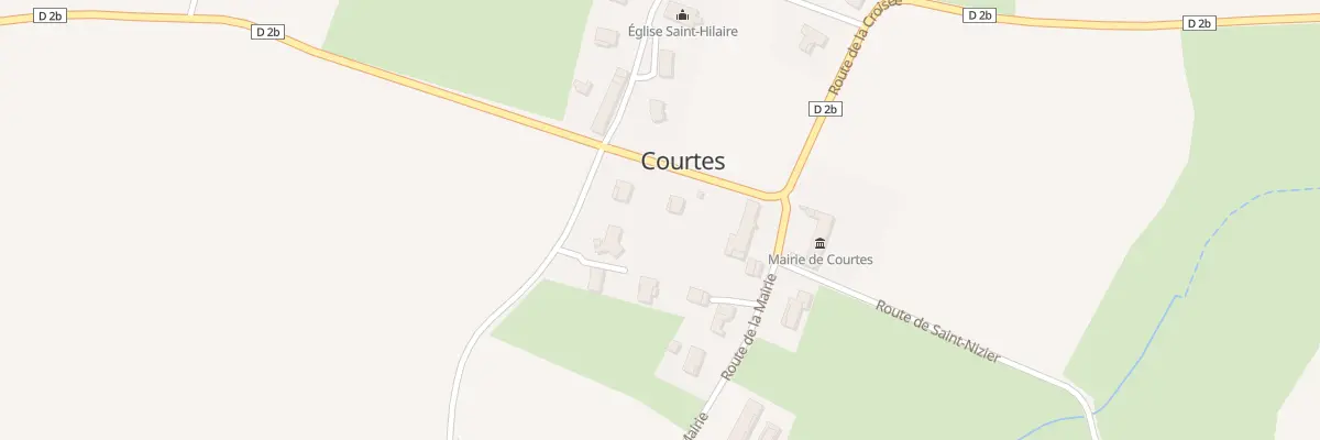 Plan du 87 Rte de Courtes à Pirajoux