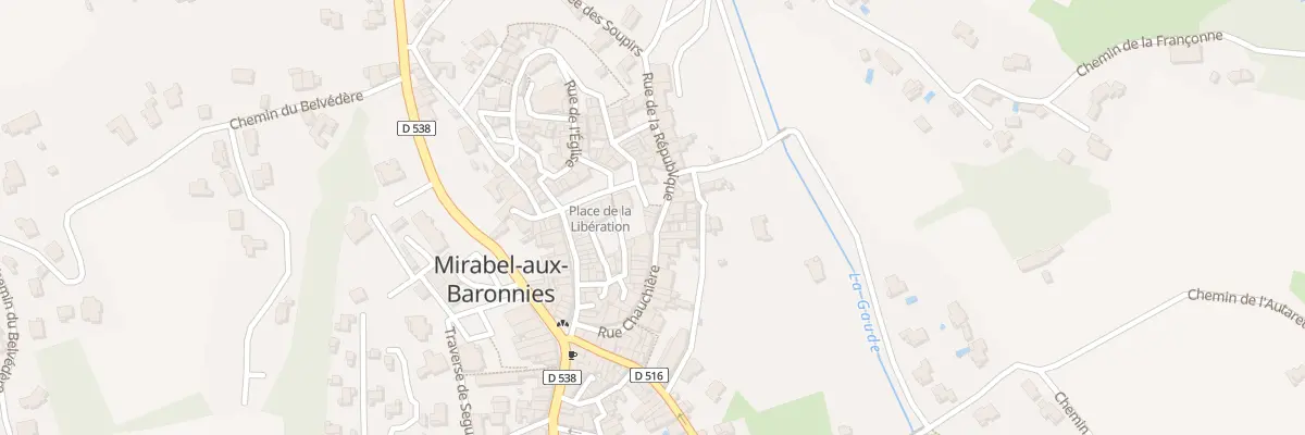 Plan du 3 Rue de la République à Mirabel-aux-Baronnies