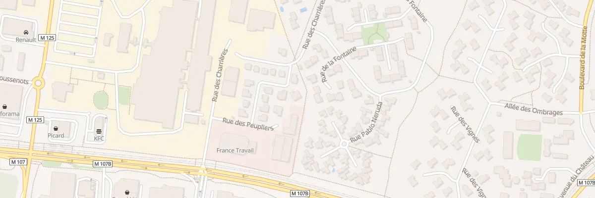 Plan du 16 Rue des Peupliers à Quetigny