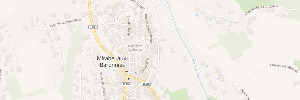 Plan du 5140 Rue de la République à Mirabel-aux-Baronnies