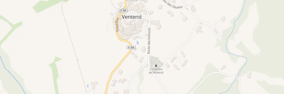 Plan du 5313 Les Cotes à Venterol
