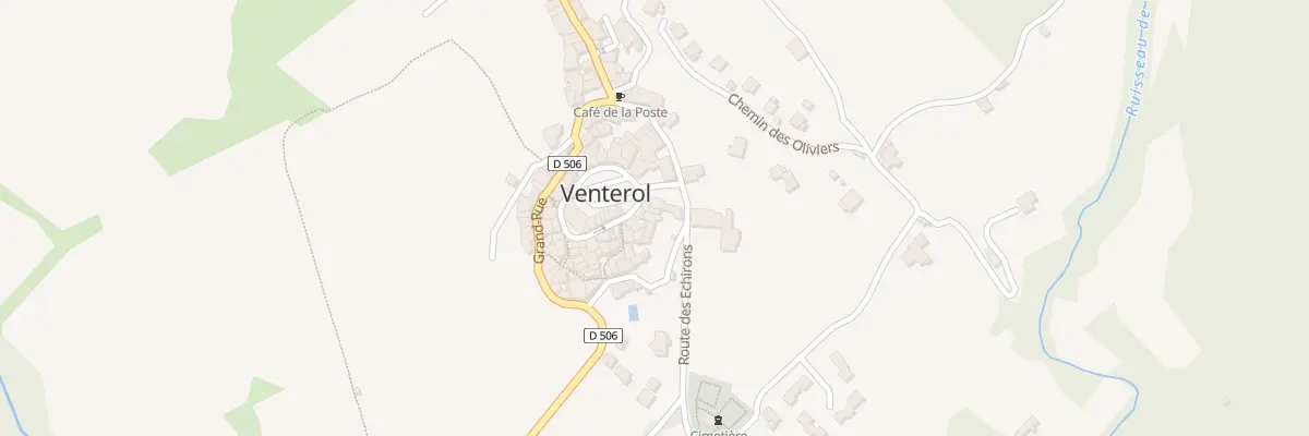 Plan du 5059 Pl du Château à Venterol