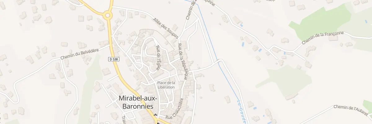Plan du 5153 Rue de la République à Mirabel-aux-Baronnies