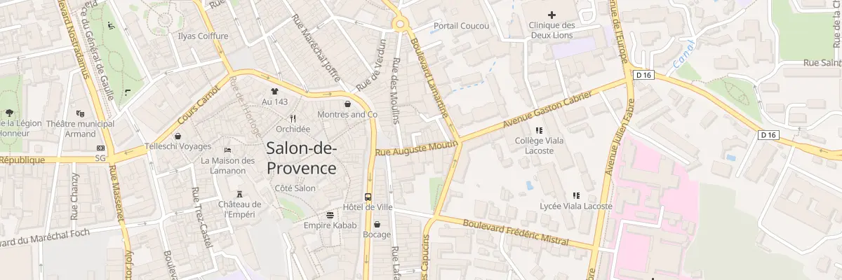 Plan du 39 Rue Auguste Moutin à Salon-de-Provence