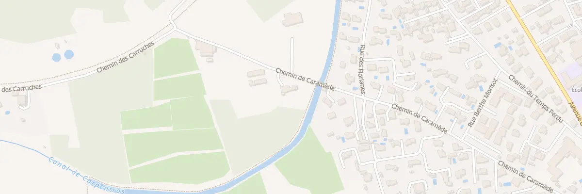 Plan du 559 Che de Caramède à Robion