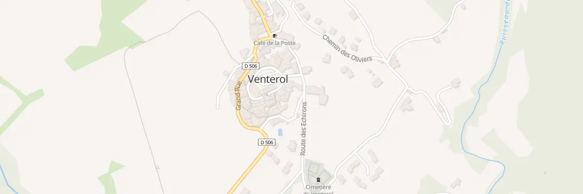 Plan du 5058 Pl du Château à Venterol