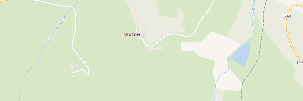 Plan du 5010 Bruzon à Truinas