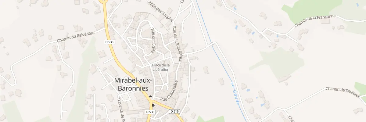 Plan du 5147 Rue de la République à Mirabel-aux-Baronnies