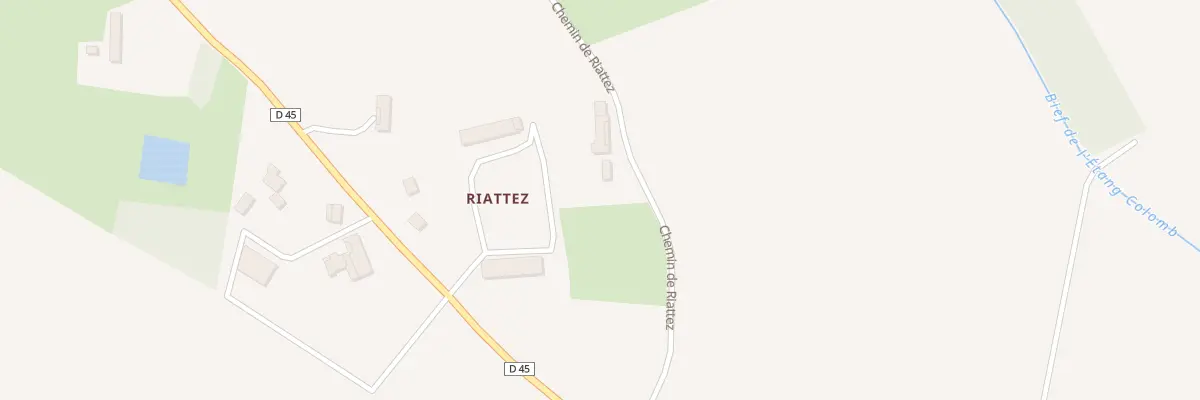 Plan du 295 Che de Riattez à Curtafond