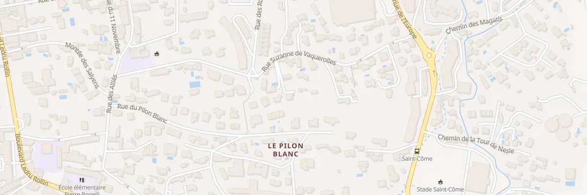 Plan du 332 Rue Suzanne de Vaquerolles à Salon-de-Provence