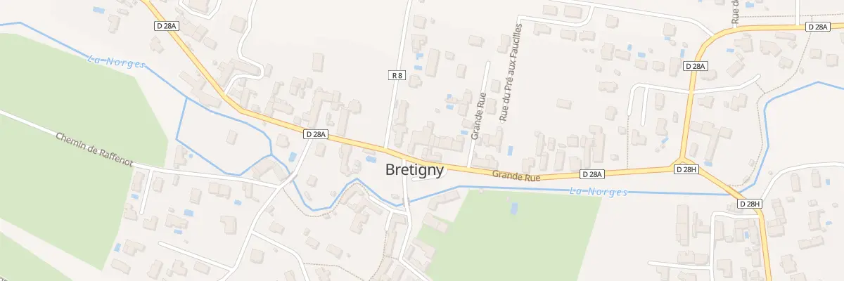 Plan du 1 Grande Rue à Bretigny