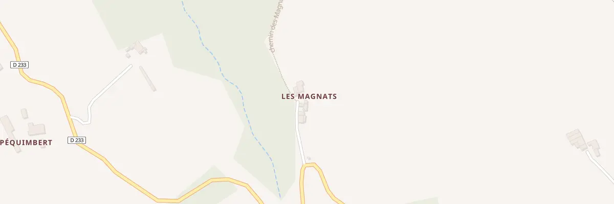 Plan du 5090 Les Magnats au Poët-Célard