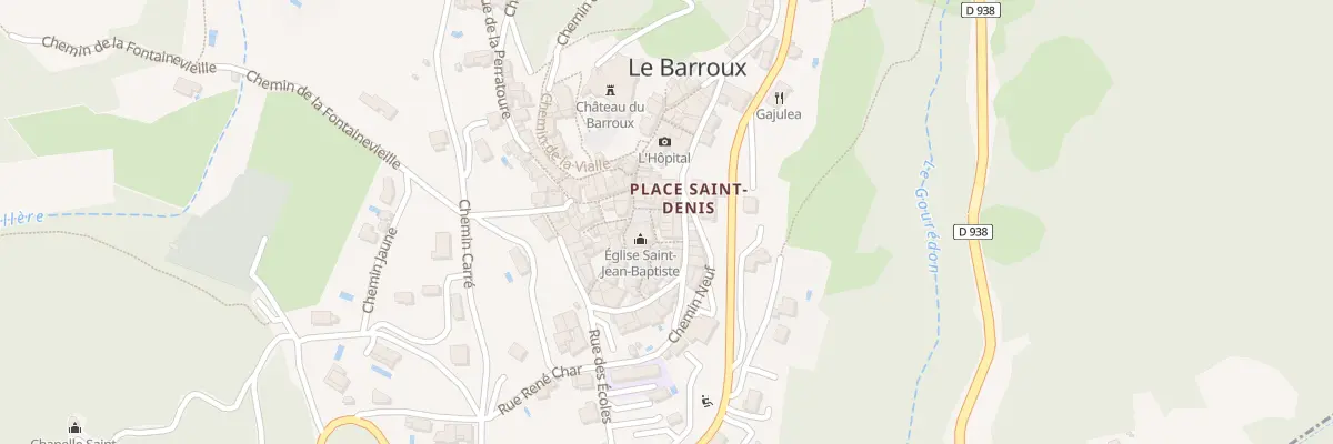Plan du 6890 Pl de l’Eglise au Barroux