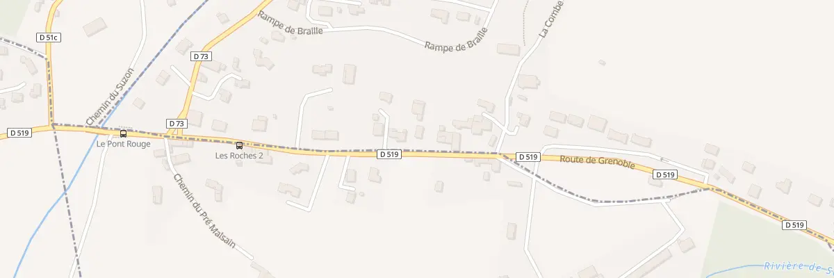Plan du 305 Rte de Grenoble à Pajay