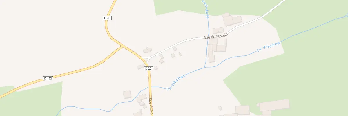 Plan du 4 Rue du Moulin à Foucaucourt-sur-Thabas