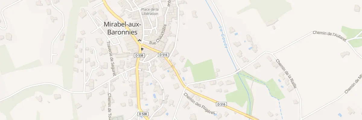 Plan du 5523 Rue de la Piegonnesse à Mirabel-aux-Baronnies