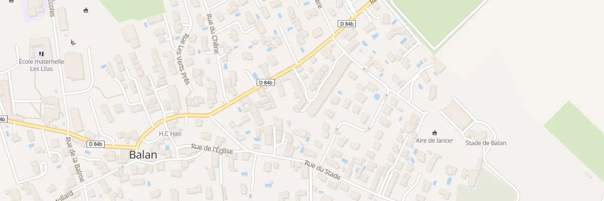 Plan du 54 Rue du Clos Fleuri à Balan