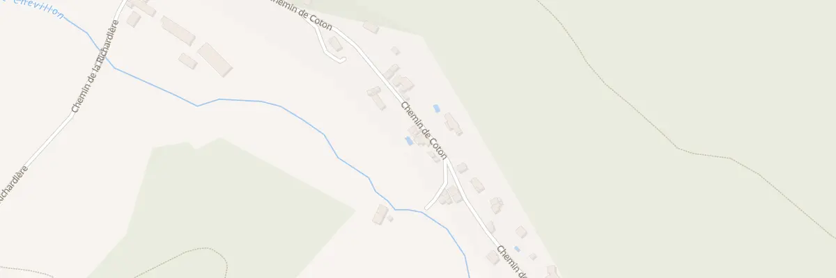 Plan du 420 Che de Coton à Châteaudouble