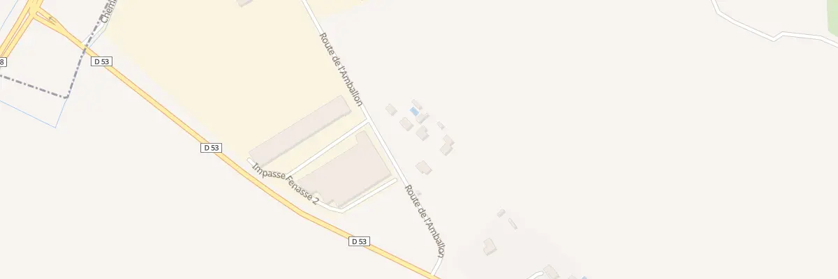 Plan du 156 Rte de l’Amballon à Charantonnay