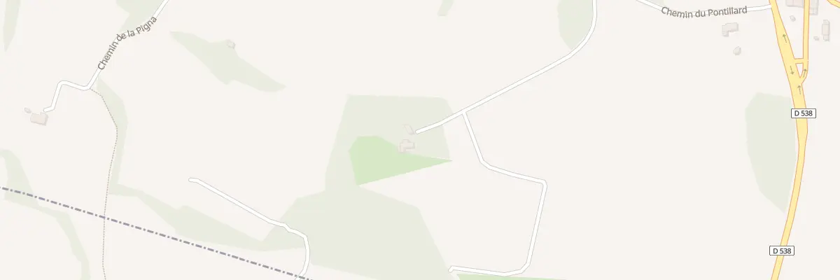 Plan du 5010 Le Pontillard à Piégon