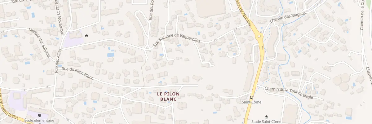 Plan du 9001 Rue Suzanne de Vaquerolles à Salon-de-Provence