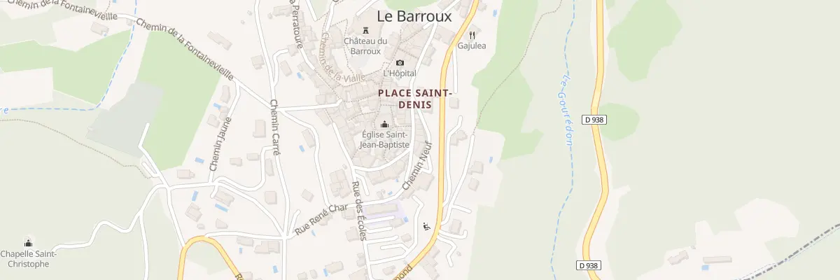 Plan du 5108 Le Village au Barroux