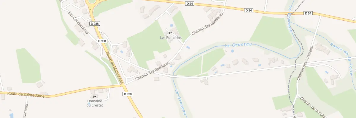 Plan du 5132 Le Gres à Crestet