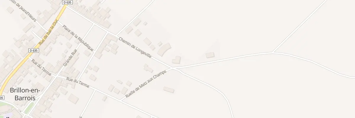 Plan du 5002F Che de Longeville à Brillon-en-Barrois