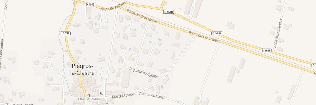 Plan du 5387 Le Village à Piégros-la-Clastre