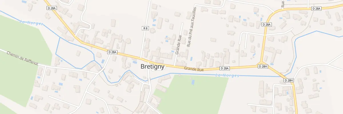 Plan du 5 Gr Grande Rue à Bretigny