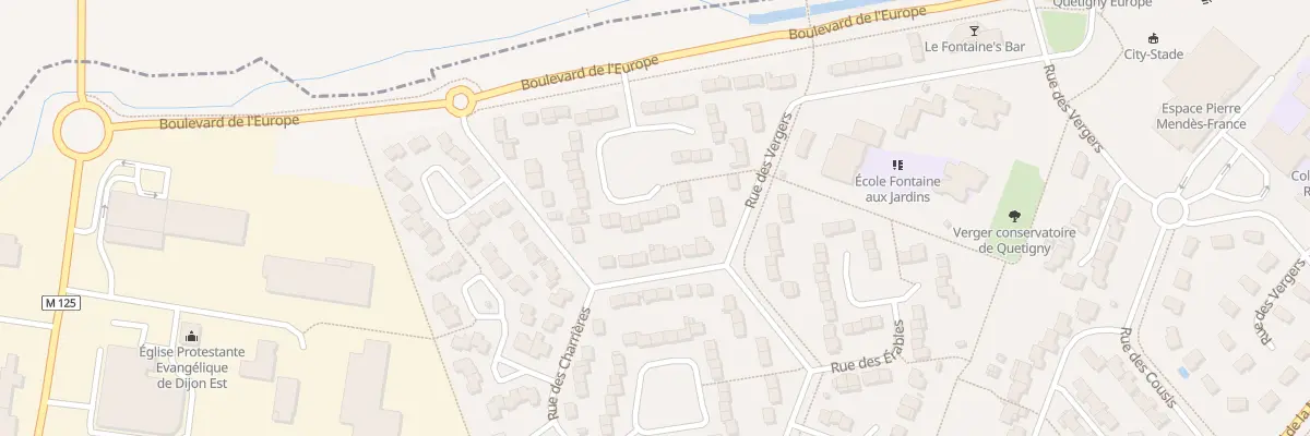 Plan du 64 Bd de l’Europe à Quetigny