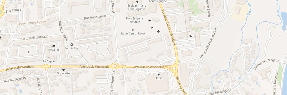 Plan du 9001 Res Les Canourgues à Salon-de-Provence