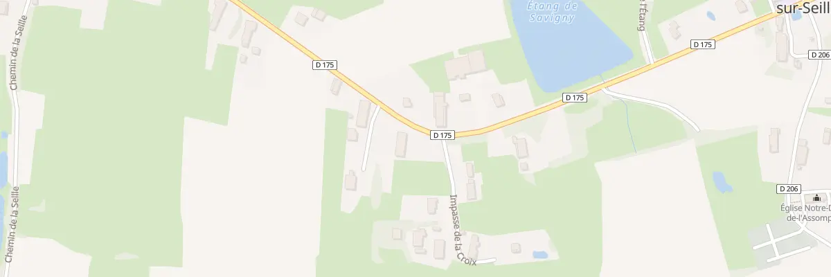 Plan du 5 Rte de Tournus à Savigny-sur-Seille