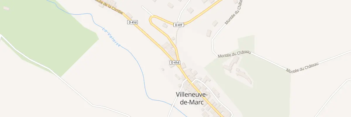 Plan du 23 Rte de Saint Jean de Bournay à Villeneuve-de-Marc