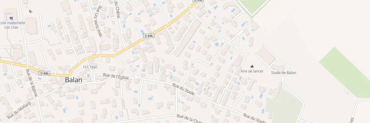 Plan du 299 Rue de la Chapelière à Balan