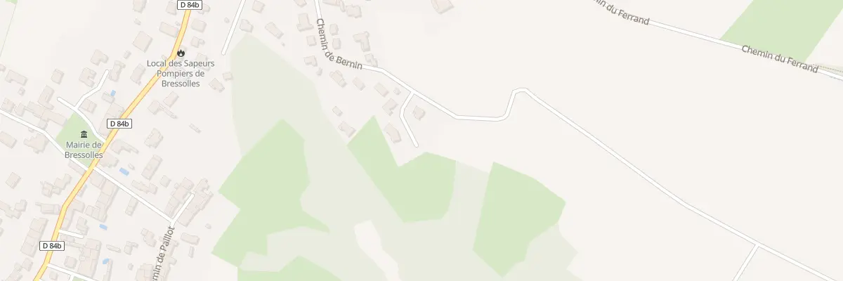 Plan du 43 Che de Vigneru à Bressolles
