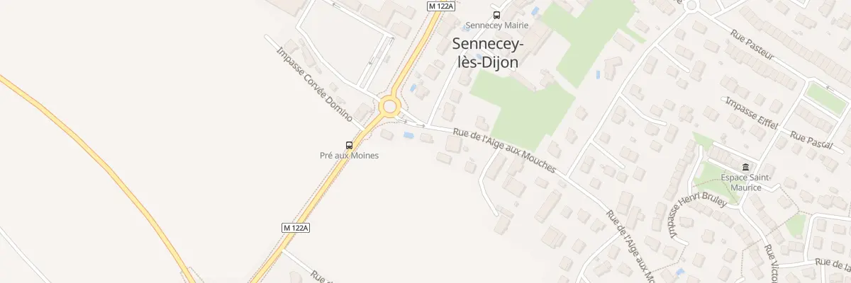 Plan du 4 Rue de l’Aige aux Mouches à Sennecey-lès-Dijon
