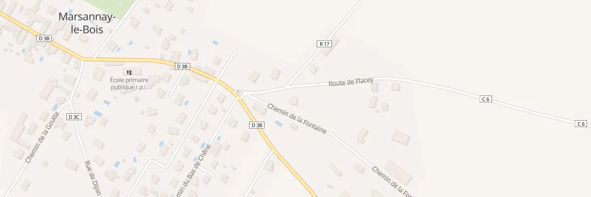 Plan du 2 Rte de Flacey à Marsannay-le-Bois