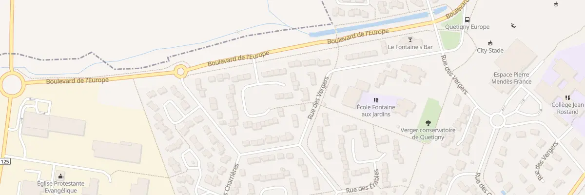 Plan du 80 Bd de l’Europe à Quetigny