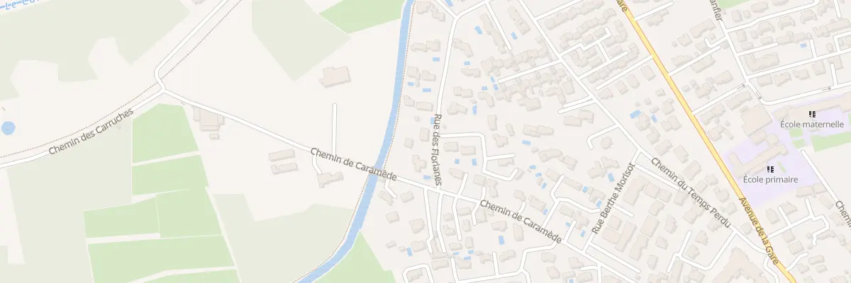 Plan du 246 Rue des Florianes à Robion