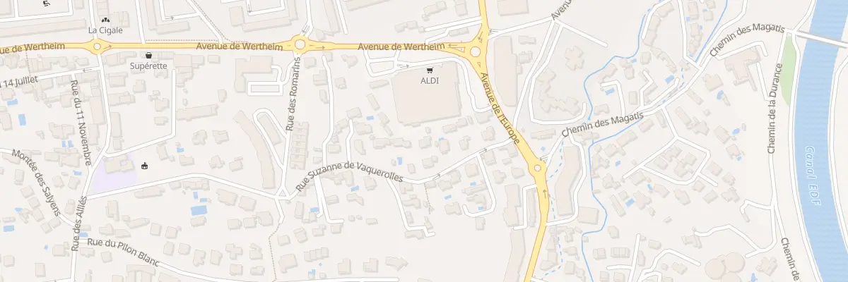Plan du 472 Rue Suzanne de Vaquerolles à Salon-de-Provence