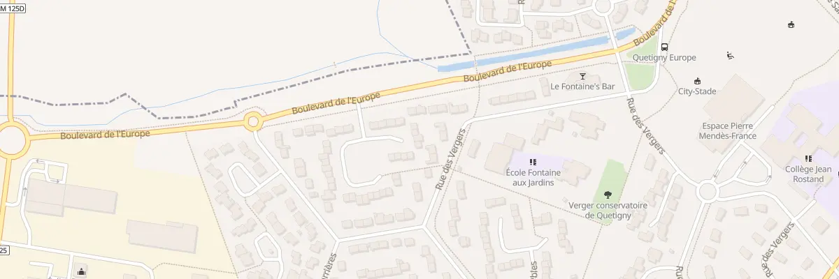 Plan du 84 Bd de l’Europe à Quetigny