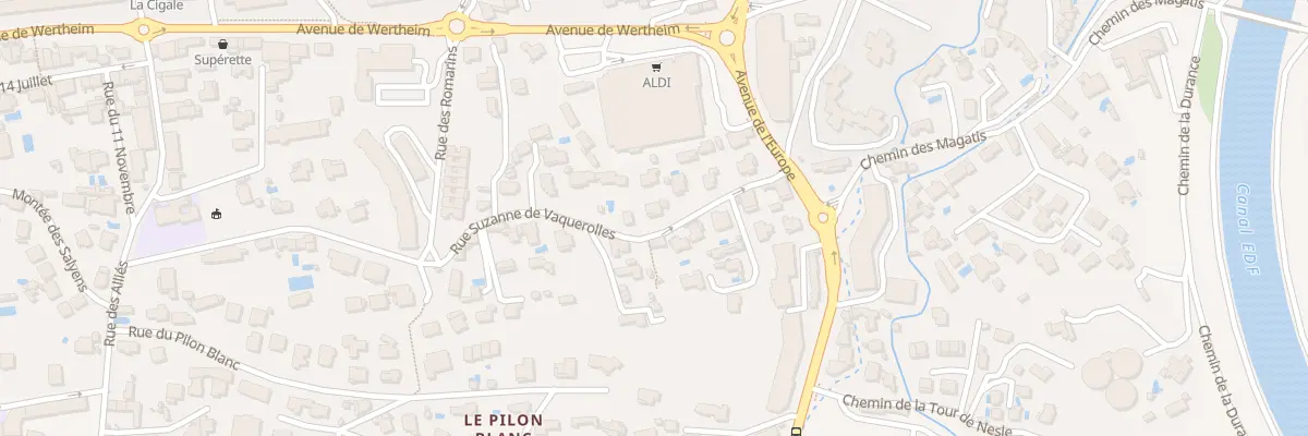 Plan du 471 Rue Suzanne de Vaquerolles à Salon-de-Provence