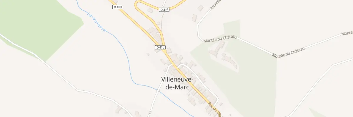 Plan du 418 Rue du Village à Villeneuve-de-Marc