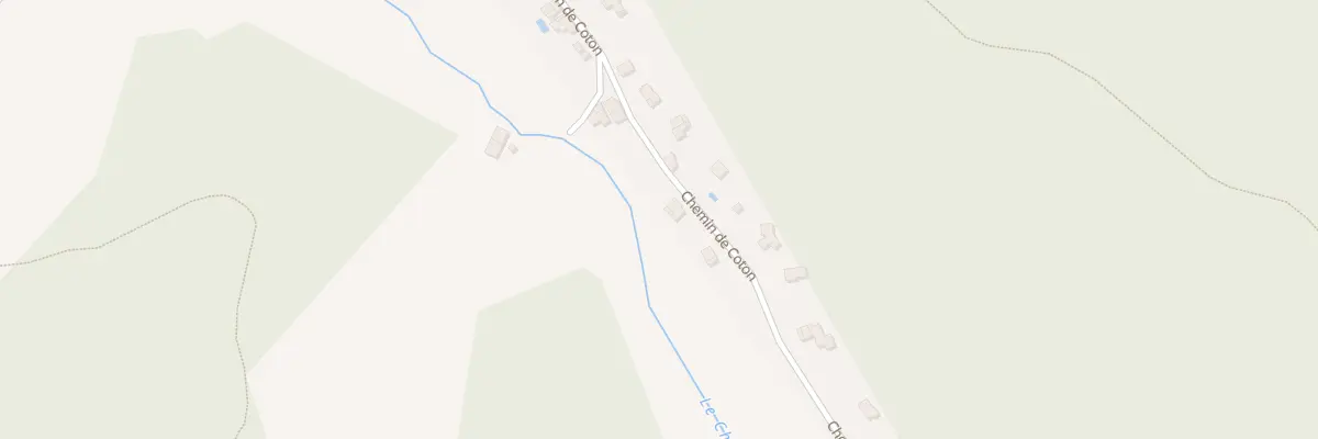 Plan du 580 Che de Coton à Châteaudouble