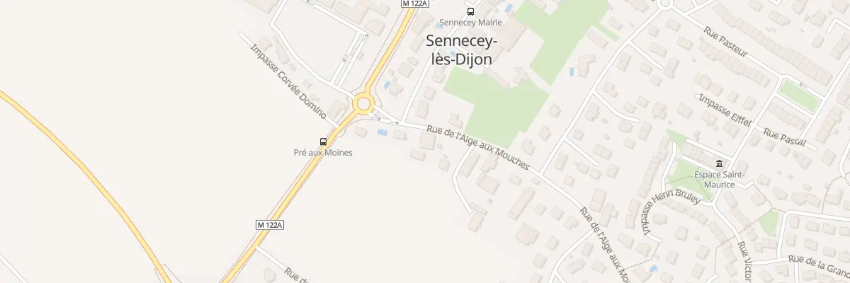 Plan du 6 Rue de l’Aige aux Mouches à Sennecey-lès-Dijon