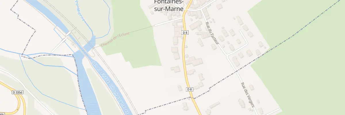 Plan du 1 Rue de l’Eglise à Fontaines-sur-Marne