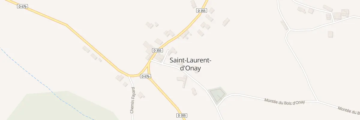 Plan du 75 Mte du Bois d’Onay à Saint-Laurent-d’Onay