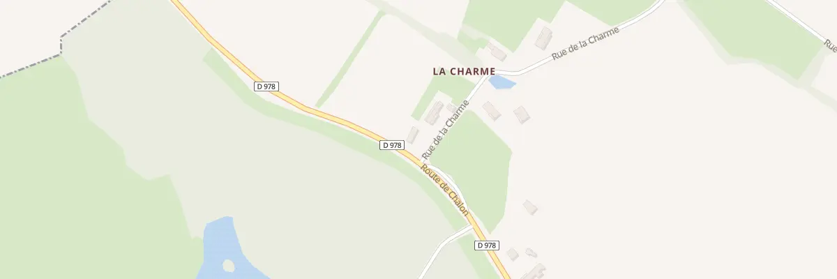 Plan du 65 Rue de la Charme à Montret
