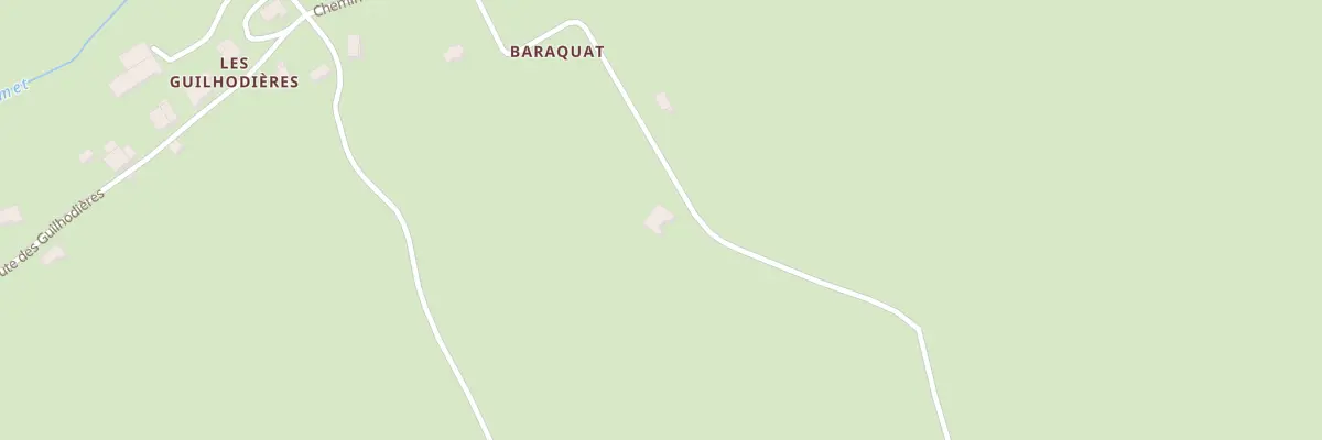 Plan du 6016 Che Baraquat à Lentiol
